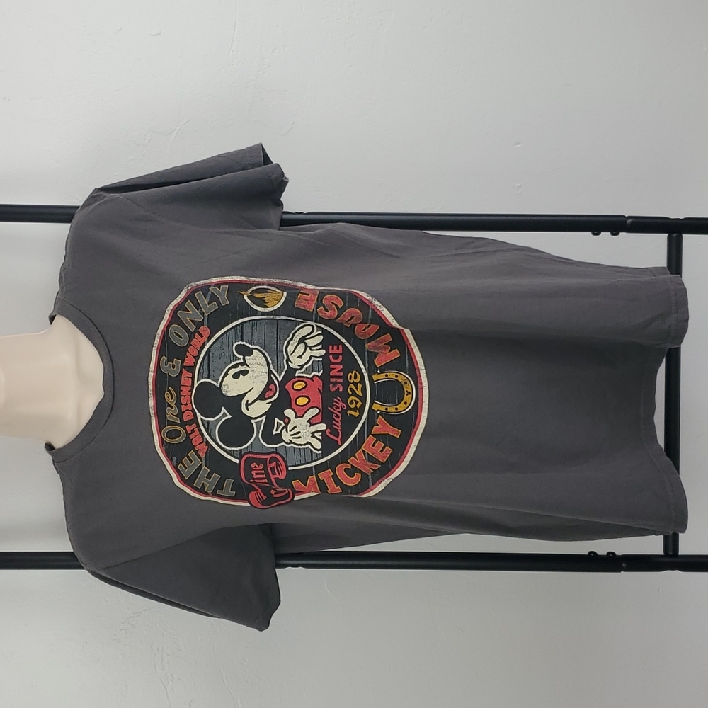 Disney Park t-shirt top graphic cotton Mickey Mouse Walt Disney World size S